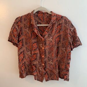 Vintage short-sleeve button up